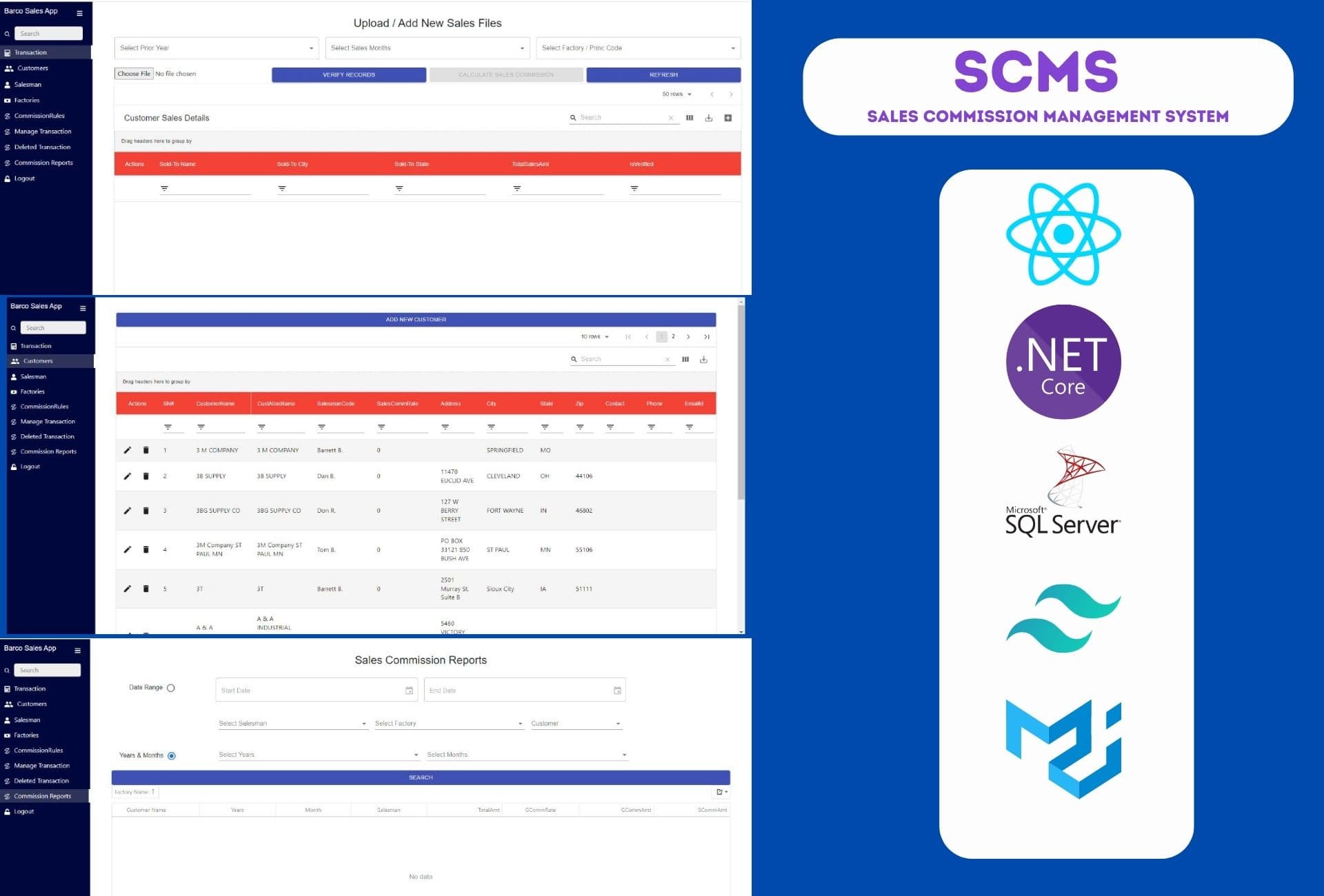 SCMS — Sales Commission Management System